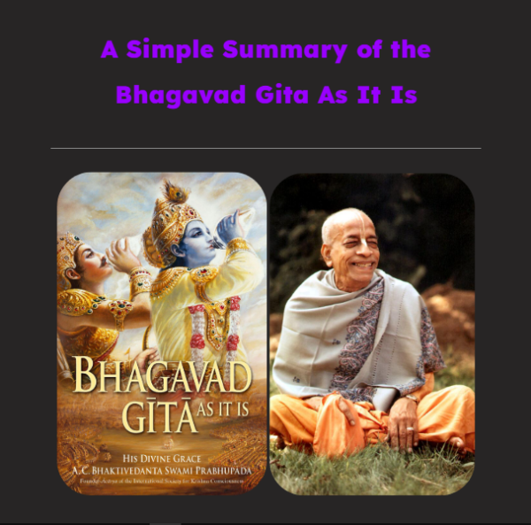 Simple Summary of the Bhagavad Gita